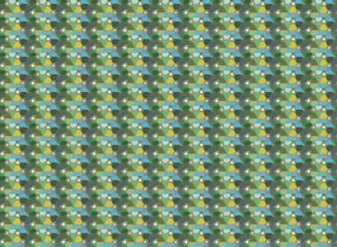 geometrik süsleme biçiminde kusursuz vektör deseni