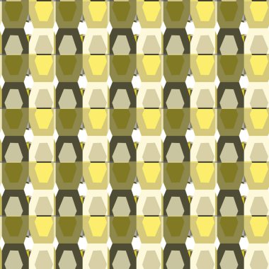 geometrik süsleme biçiminde kusursuz vektör deseni