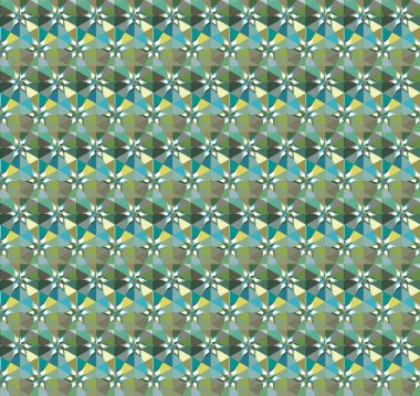 Modern geometrik vektör tasarımı, kusursuz desen çizimi