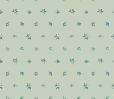 geometrik süsleme biçiminde kusursuz vektör deseni