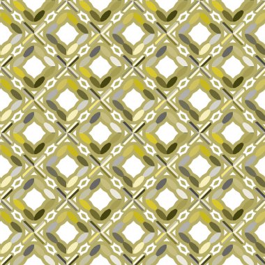Modern geometrik vektör tasarımı, kusursuz desen çizimi