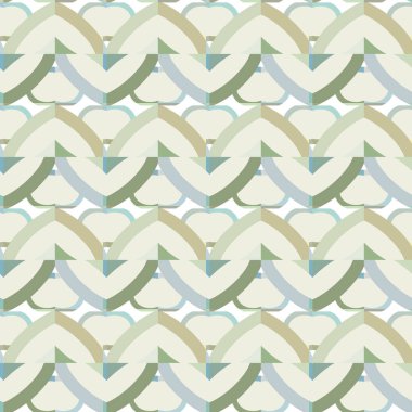 Modern geometrik vektör tasarımı, kusursuz desen çizimi