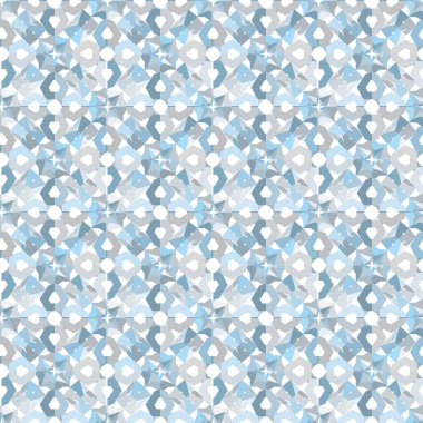 geometrik süsleme biçiminde kusursuz vektör deseni