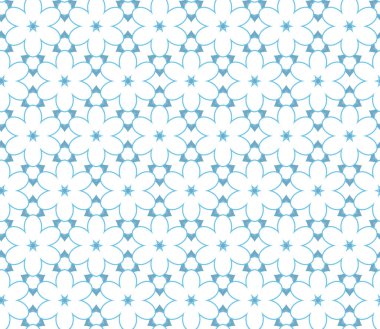 geometrik süsleme biçiminde kusursuz vektör deseni