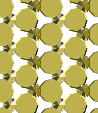 geometrik süsleme biçiminde kusursuz vektör deseni