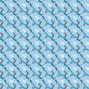 Modern geometrik vektör tasarımı, kusursuz desen çizimi