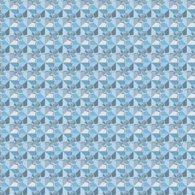 geometrik süsleme biçiminde kusursuz vektör deseni