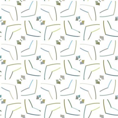 Modern geometrik vektör tasarımı, kusursuz desen çizimi