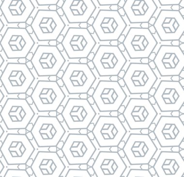 Modern geometrik vektör tasarımı, kusursuz desen çizimi