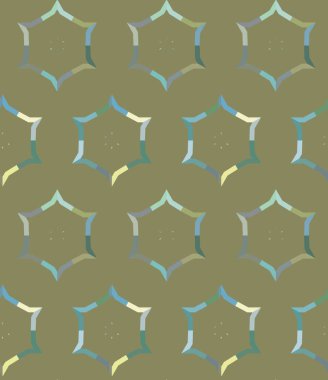 Modern geometrik vektör tasarımı, kusursuz desen çizimi