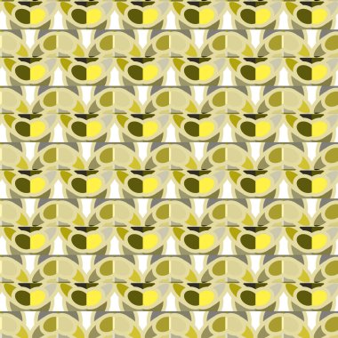 Modern geometrik vektör tasarımı, kusursuz desen çizimi