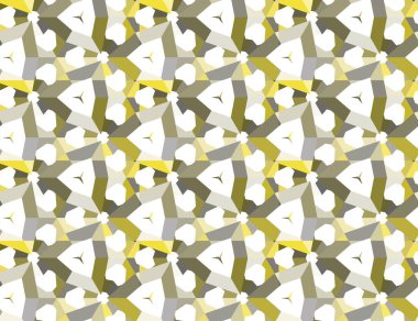 geometrik süsleme biçiminde kusursuz vektör deseni