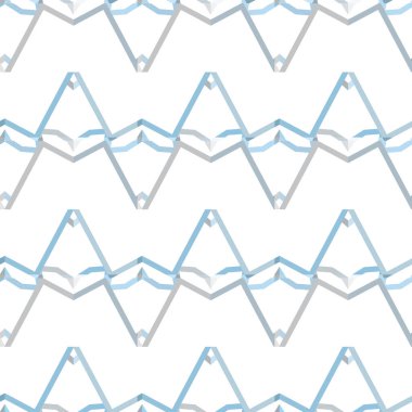 Modern geometrik vektör tasarımı, kusursuz desen çizimi