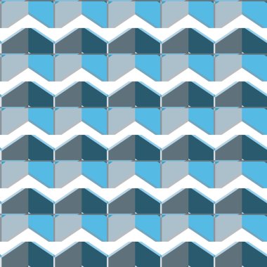 geometrik süsleme biçiminde kusursuz vektör deseni