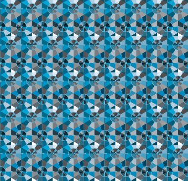 geometrik süsleme biçiminde kusursuz vektör deseni