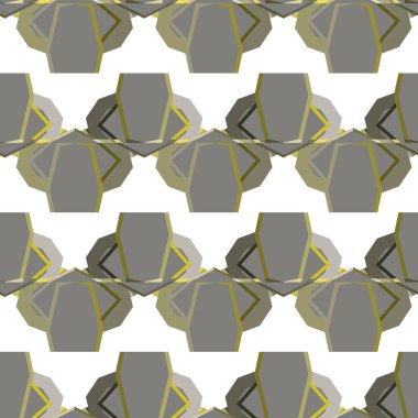 geometrik süsleme biçiminde kusursuz vektör deseni