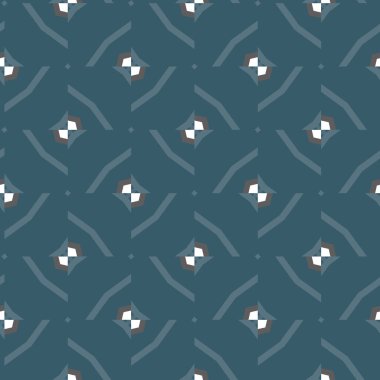 Modern geometrik vektör tasarımı, kusursuz desen çizimi