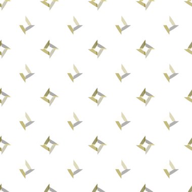 geometrik süsleme biçiminde kusursuz vektör deseni