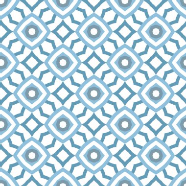 geometrik süsleme biçiminde kusursuz vektör deseni