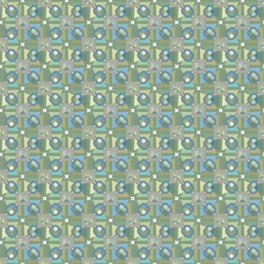 geometrik süsleme biçiminde kusursuz vektör deseni