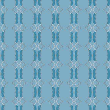 geometrik süsleme biçiminde kusursuz vektör deseni