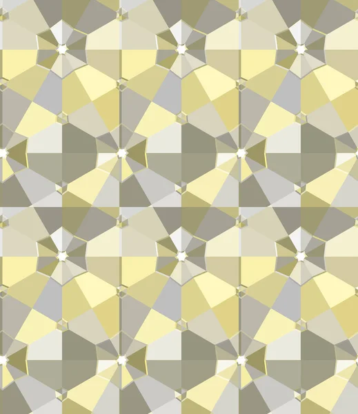 Patrón Ornamental Geométrico Sin Costuras Fondo Ilustración Abstracta — Vector de stock