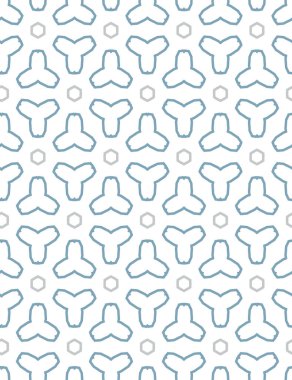 geometrik süsleme biçiminde kusursuz vektör deseni