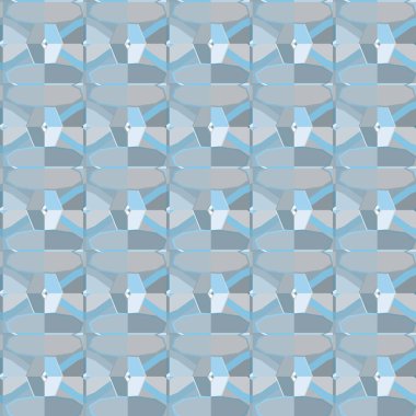 Modern geometrik vektör tasarımı, kusursuz desen çizimi