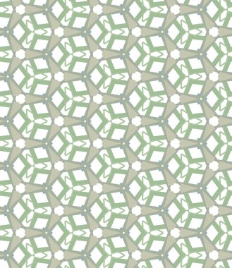 geometrik süsleme biçiminde kusursuz vektör deseni