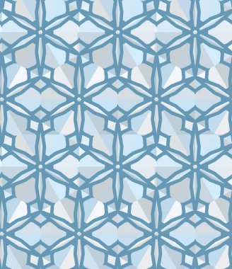 Modern geometrik vektör tasarımı, kusursuz desen çizimi