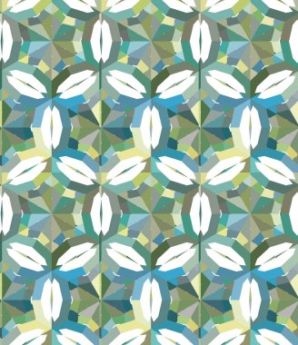 Modern geometrik vektör tasarımı, kusursuz desen çizimi