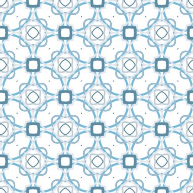 geometrik süsleme biçiminde kusursuz vektör deseni