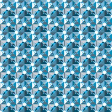 geometrik süsleme biçiminde kusursuz vektör deseni