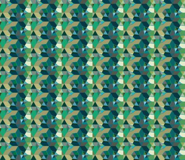 Modern geometrik vektör tasarımı, kusursuz desen çizimi