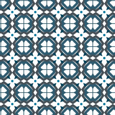 Modern geometrik vektör tasarımı, kusursuz desen çizimi