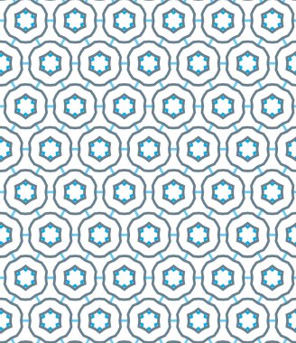 Modern geometrik vektör tasarımı, kusursuz desen çizimi