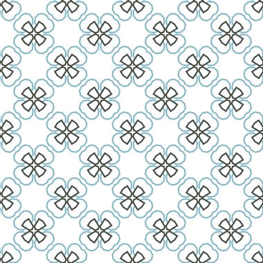 Modern geometrik vektör tasarımı, kusursuz desen çizimi