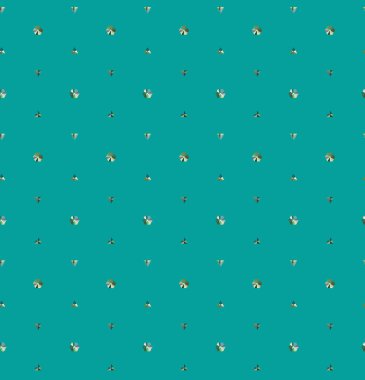 Geometrik şekilli kusursuz desen vektör çizimi