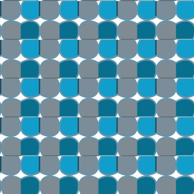 Modern geometrik vektör tasarımı, kusursuz desen çizimi