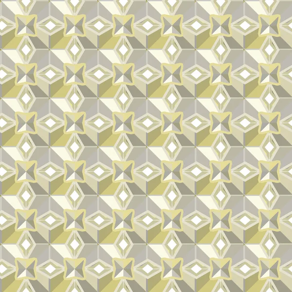 Naadloos Geometrisch Ornamentspatroon Abstracte Illustratie Achtergrond — Stockvector