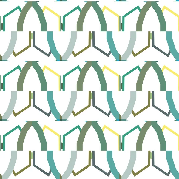Sömlös Mönster Bakgrund Abstrakt Illustration — Stock vektor