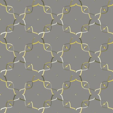 Modern geometrik vektör tasarımı, kusursuz desen çizimi