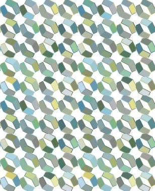 Modern geometrik vektör tasarımı, kusursuz desen çizimi