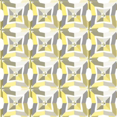 Modern geometrik vektör tasarımı, kusursuz desen çizimi