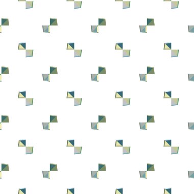 geometrik süsleme biçiminde kusursuz vektör deseni