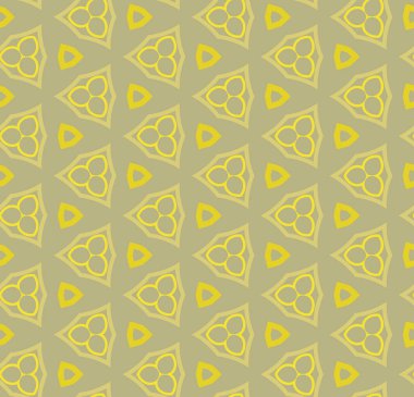 geometrik süsleme biçiminde kusursuz vektör deseni