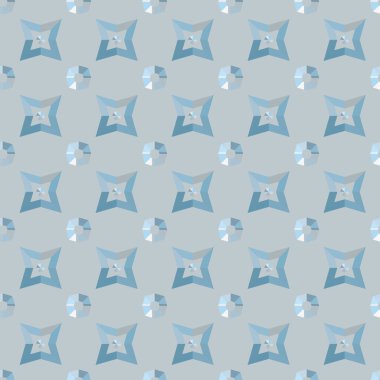 Modern geometrik vektör tasarımı, kusursuz desen çizimi