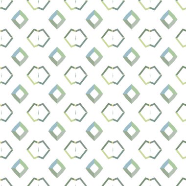 geometrik süsleme biçiminde kusursuz vektör deseni