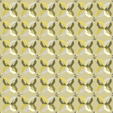 Modern geometrik vektör tasarımı, kusursuz desen çizimi