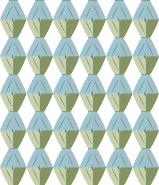 Modern geometrik vektör tasarımı, kusursuz desen çizimi